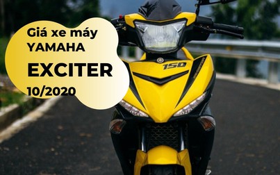 Giá xe máy Yamaha Exciter tháng 10/2020: Thấp hơn tháng trước từ 3 triệu đồng