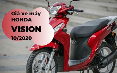 Giá xe máy Honda Vision tháng 10/2020: Dao động từ 30 - 32 triệu đồng/chiếc