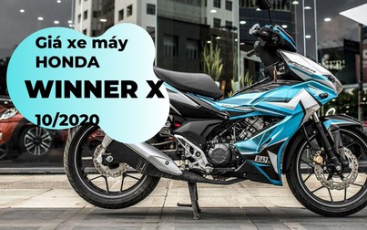 Giá xe máy Honda Winner X tháng 10/2020: Giảm mạnh đến 7 triệu đồng