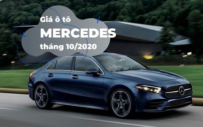 Bảng giá ô tô Mercedes mới nhất tháng 10/2020