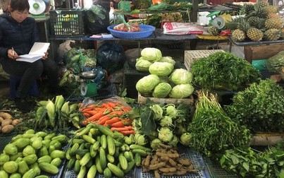 Giá các loại rau xanh bật tăng trở lại