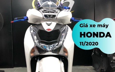 Giá xe máy Honda tháng 11/2020: Xe tay ga cùng Winner X tăng giá mạnh