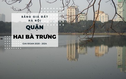 Bảng giá đất quận Hai Bà Trưng, Hà Nội giai đoạn 2020 - 2024: Cao nhất 106 triệu/m2