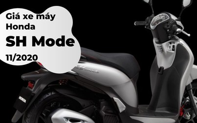 Giá xe máy Honda SH Mode tháng 11/2020: Tiếp tục giảm