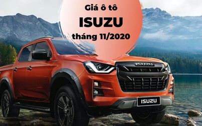 Bảng giá ô tô Isuzu mới nhất tháng 11/2020