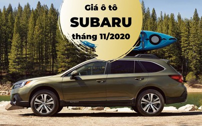 Bảng giá ô tô Subaru tháng 11/2020
