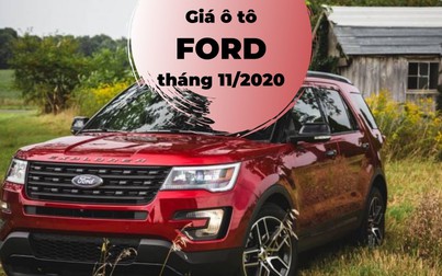 Bảng giá ô tô Ford mới nhất tháng 11/2020
