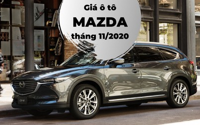 Bảng giá ô tô Mazda mới nhất tháng 11/2020