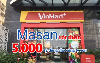 Tập đoàn Masan bơm thêm 5.000 tỷ đồng cho chuỗi siêu thị VinMart và cửa hàng VinMart+
