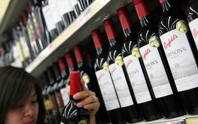 Rượu vang Úc bị Trung Quốc áp thuế lên tới 200%