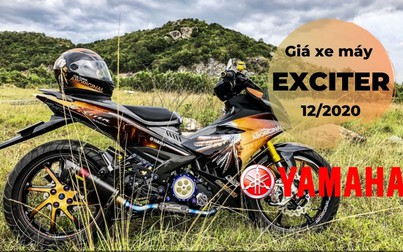 Giá xe máy Yamaha Exciter tháng 12/2020: Tăng mạnh trở lại