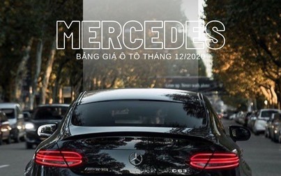 Bảng giá ô tô Mercedes tháng 12/2020: Giữ giá