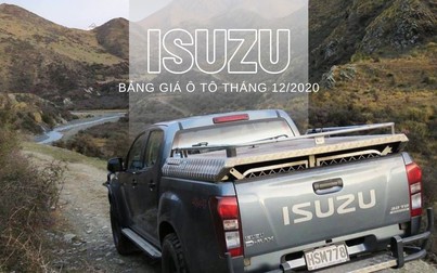 Bảng giá ô tô Isuzu mới nhất tháng 12/2020