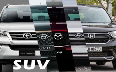 5 mẫu SUV ăn khách nhất tại Việt Nam: Mazda CX-5 rẻ nhất, Hyundai chiếm ưu thế