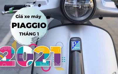 Giá xe máy Piaggio tháng 1/2021: Liberty chỉ từ 49 triệu đồng