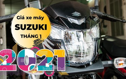 Giá xe máy Suzuki tháng 1/2021: GD110 gợi nhớ dòng xe côn tay thập niên 1990, giá vừa phải