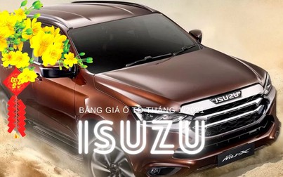 Bảng giá ô tô Isuzu mới nhất tháng 1/2021