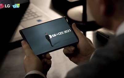 LG hé lộ smartphone màn hình cuộn LG Rollable tại CES 2021