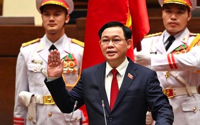 Video clip tân Chủ tịch Quốc hội Vương Đình Huệ tuyên thệ nhậm chức