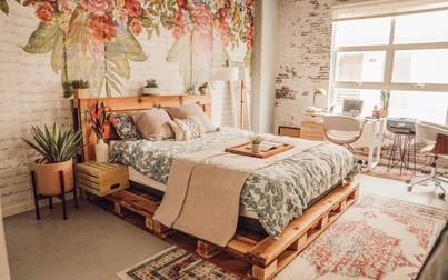 20 ý tưởng trang trí giường pallet gỗ tuyệt vời cho ngôi nhà của bạn