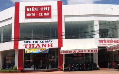 Cửa hàng xe máy Honda bị nhái ở Gia Lai
