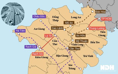 Hệ thống cao tốc Đồng bằng sông Cửu Long đang được hình thành như thế nào?