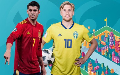 Lịch thi đấu bóng đá hôm nay 14/6/2021: Tây Ban Nha vs Thụy Điển