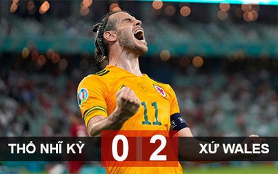 Bale kiến tạo 2 bàn, Wales đặt một chân vào vòng knock-out