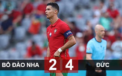 Ronaldo ghi bàn và kiến tạo, Bồ Đào Nha vẫn thua tan tác trước Đức