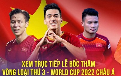 Link trực tiếp lễ bốc thăm vòng loại thứ 3 World Cup 2022 vực châu Á
