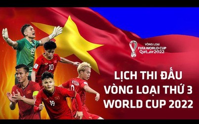 Lịch thi đấu vòng loại thứ ba World Cup 2022 khu vực châu Á