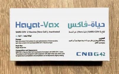Việt Nam phê duyệt vaccine Hayat-Vax xuất xưởng tại UAE