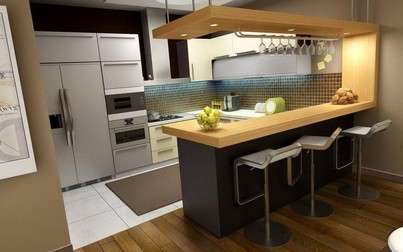6 mẹo thiết kế quầy bar đẹp cho không gian bếp