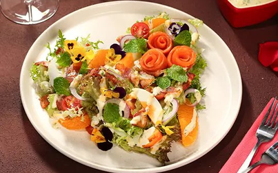 Món ngon mỗi ngày: Salad cam cá hồi
