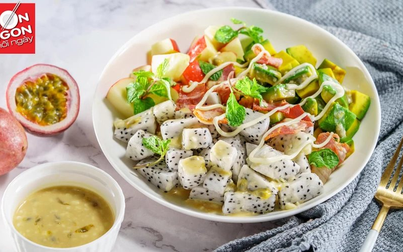 Món ngon mỗi ngày: Salad thanh long chanh dây
