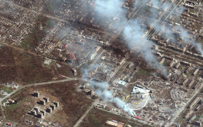 Hình ảnh vệ tinh cho thấy Nga sẵn sàng cho trận chiến ở miền Đông Ukraina