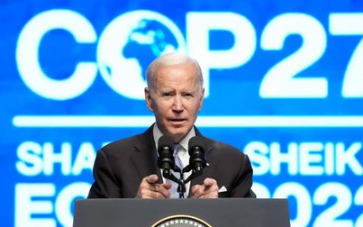 COP27: Tổng thống Mỹ Joe Biden kêu gọi thế giới 'đẩy mạnh' cuộc chiến chống khí hậu