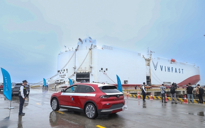 Vinfast lần đầu tiên xuất gần 1.000 ô tô điện sang thị trường Mỹ
