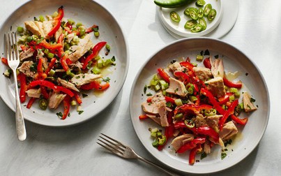 Món ngon mỗi ngày: Salad cá ngừ ớt chuông
