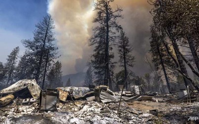 Hàng nghìn ha rừng bị thiêu rụi tại California khi nắng nóng bao trùm nước Mỹ