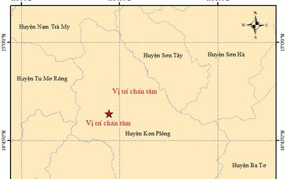 Sáng nay, Kon Tum lại động đất 3,3 độ richter