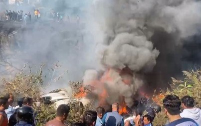Rơi máy bay ở Nepal, ít nhất 40 người thiệt mạng
