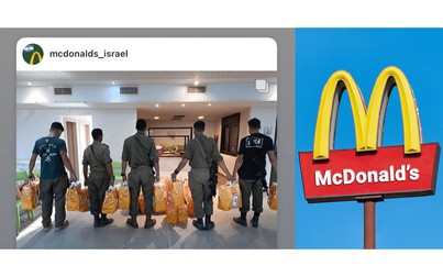 Bữa ăn miễn phí cho binh sĩ Israel chia rẽ quyền kinh doanh của McDonald's