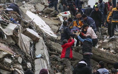 Hình ảnh cho thấy mức tàn phá khủng khiếp của động đất ở Thổ Nhĩ Kỳ và Syria
