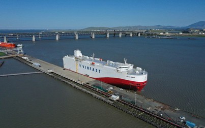 Vinfast VF 8 cập cảng Mỹ, phạm vi lái đạt 264 dặm
