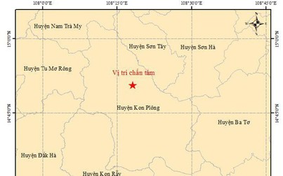 Liên tiếp xảy ra 9 trận động đất trong sáng nay ở Kon Tum