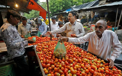 Lạm phát bán lẻ tại Ấn Độ cao nhất trong 15 tháng do giá lương thực
