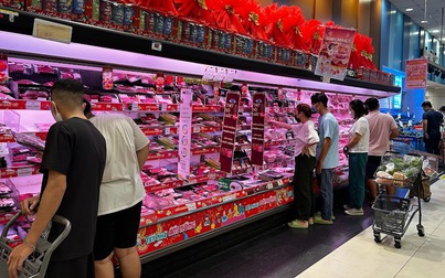 Giá thịt heo giảm sâu tại siêu thị