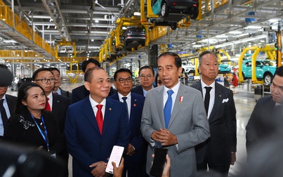 Tổng thống Indonesia thăm Tổ hợp Nhà máy VinFast tại Hải Phòng