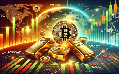 Thị trường biến động: Bitcoin phá mức 95.000 USD, vàng tăng mạnh